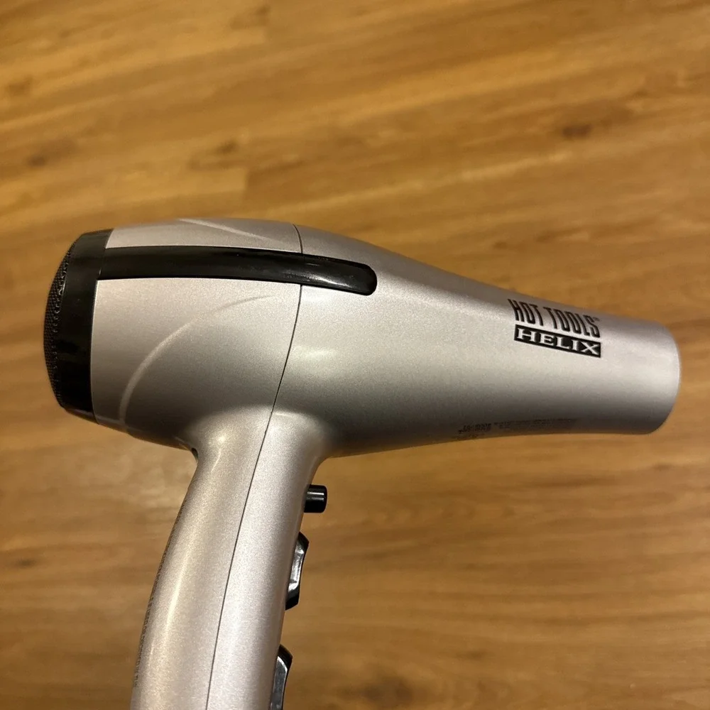 Hot‎ Tools Helix Hair Dryer Gray And Black Model S510122 Works Great